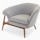 louie chair taylor felt grey