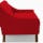 aubrey sofa key largo ruby