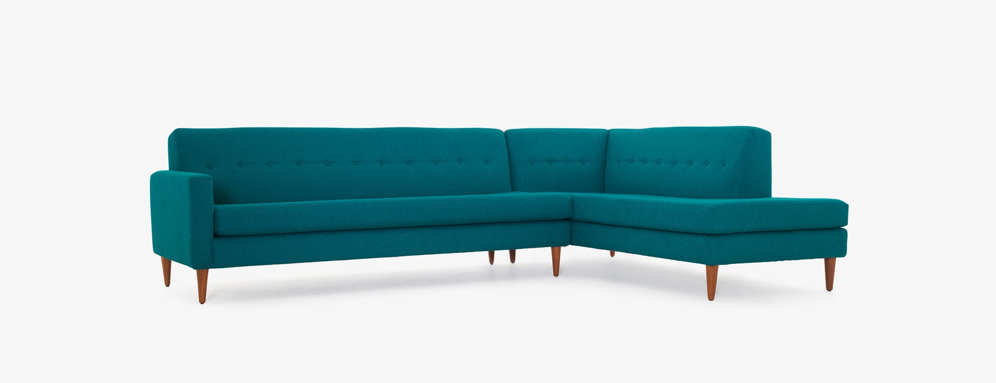 Korver Sectional with Bumper (2 piece) Joybird