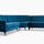 hero hughes round corner sectional