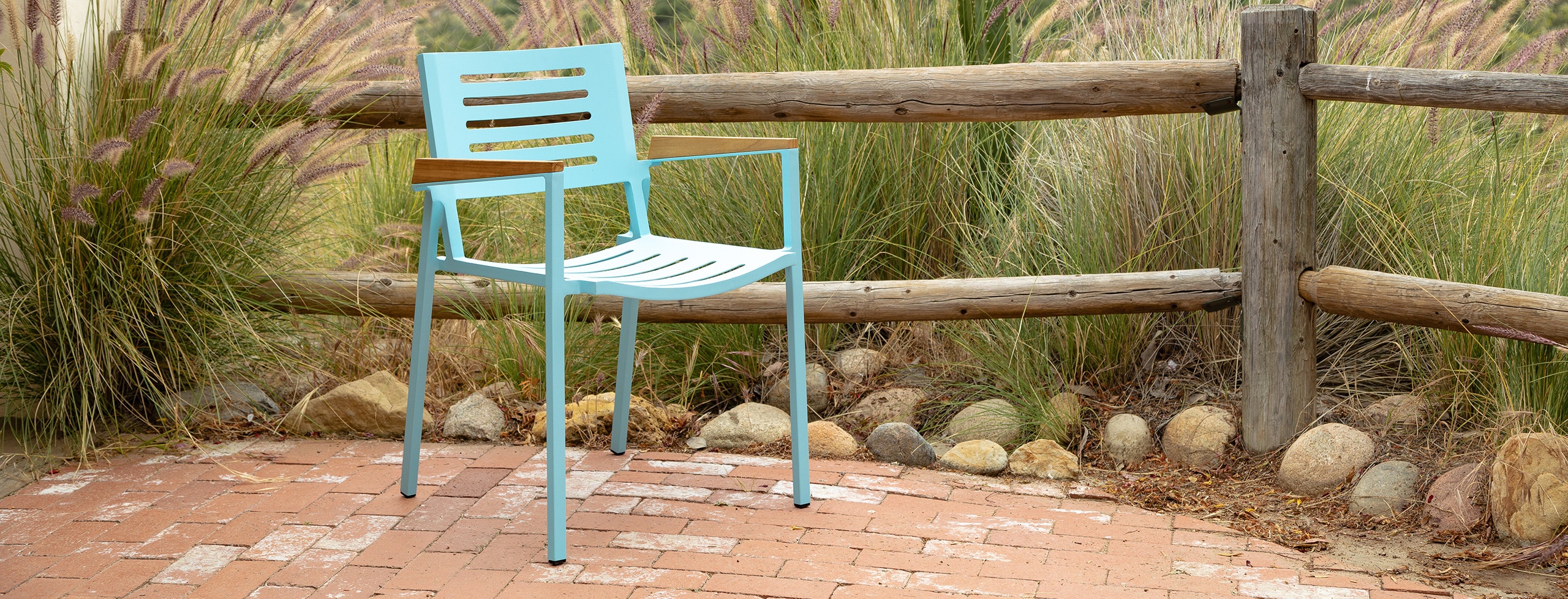 Orly (Teal) Outdoor Dining Chair (Set of 4) Joybird